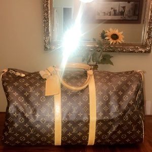 Louis Vuitton Keepall 55’ Duffle Bag